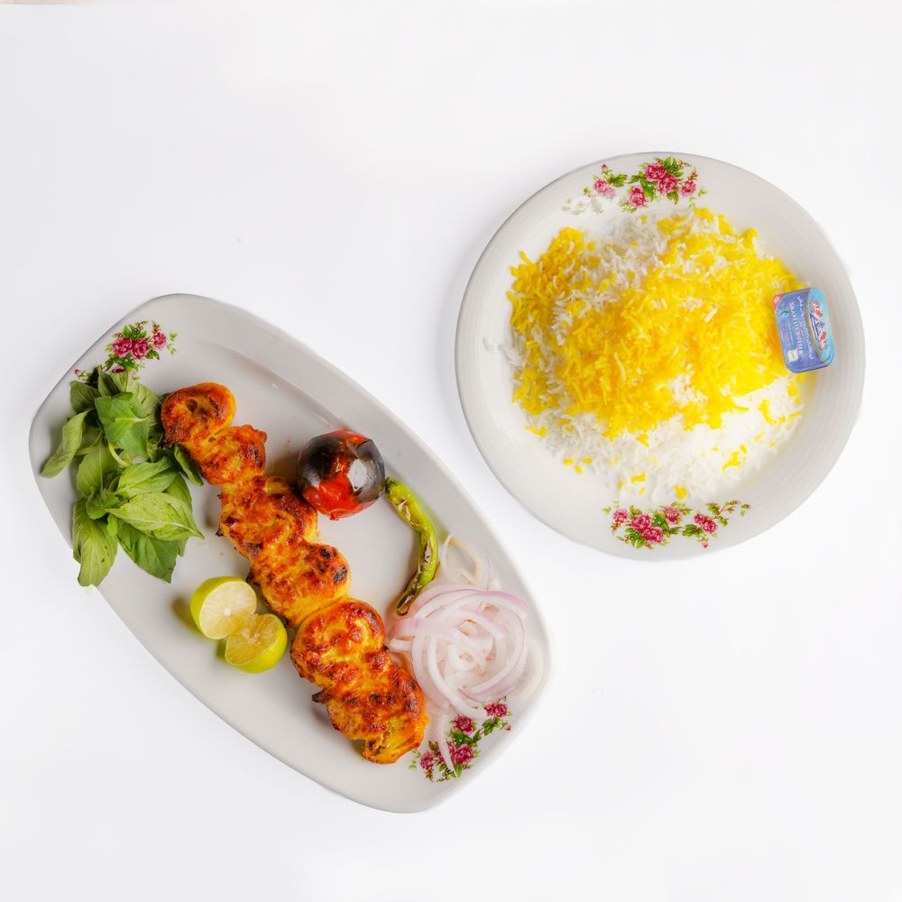 چلو کباب فیله حلزونی