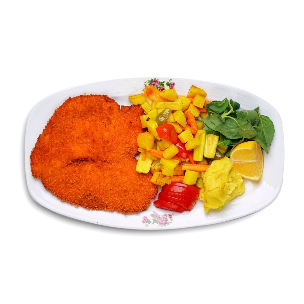 خوراک شنیسل مرغ